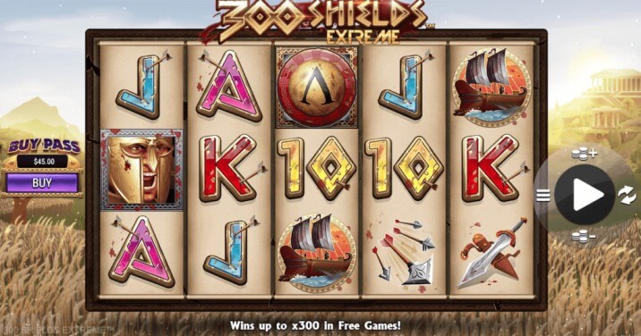 300 shields slot review