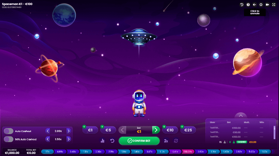 features of spaceman