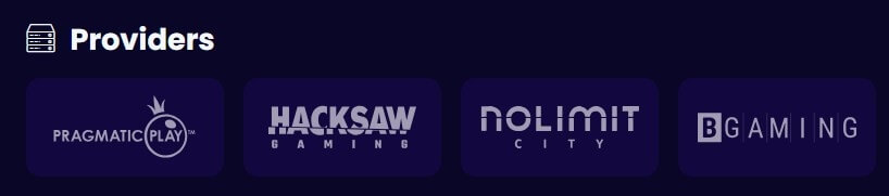 top game providers at biggerz