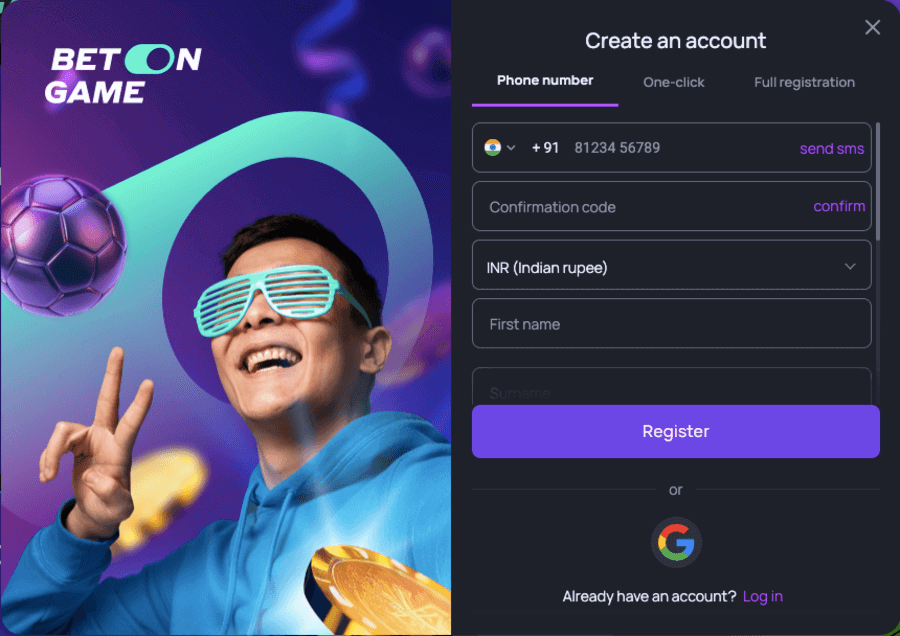 betongame registration