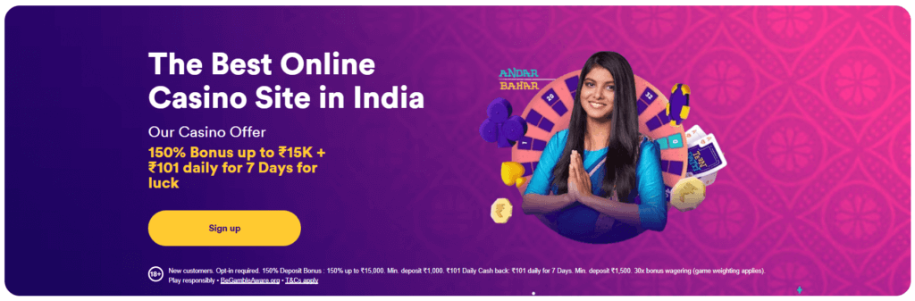 Best online casino site in India