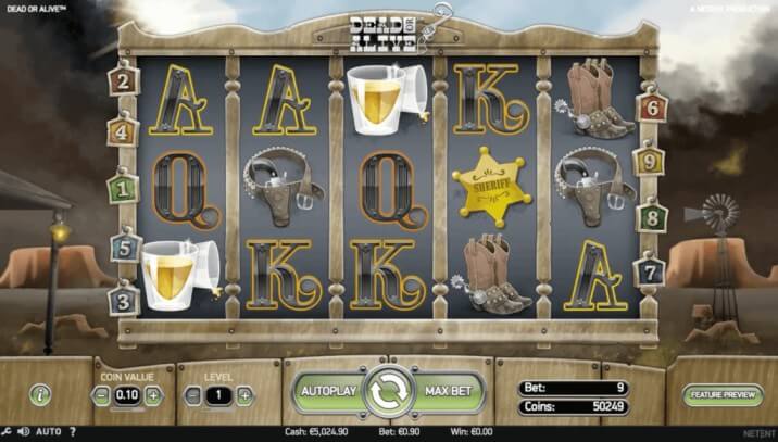 dead or alive slot game review