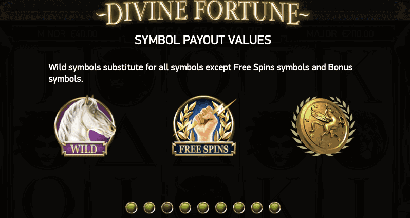 Try Divine Fortune Divine Fortune paytable