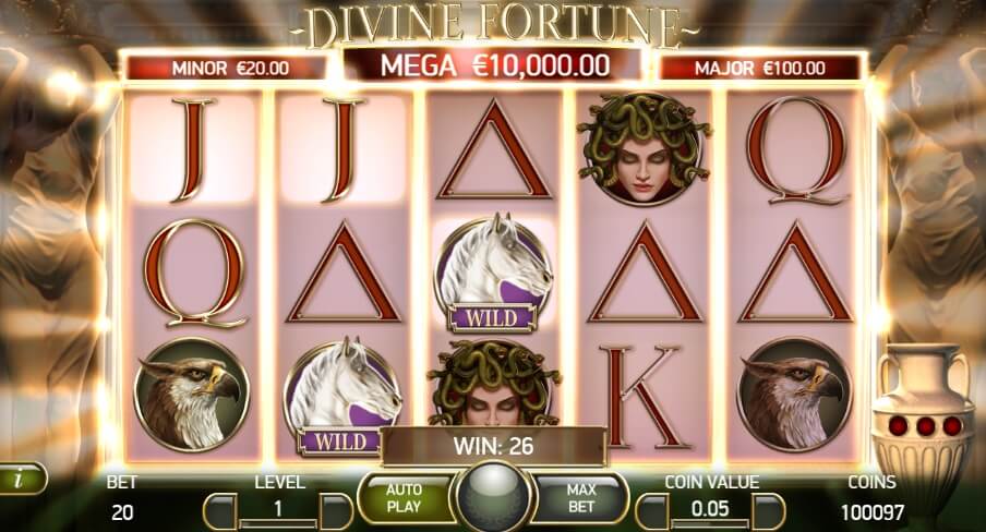 Play NetEnt's Divine Fortune Divine Fortune slot