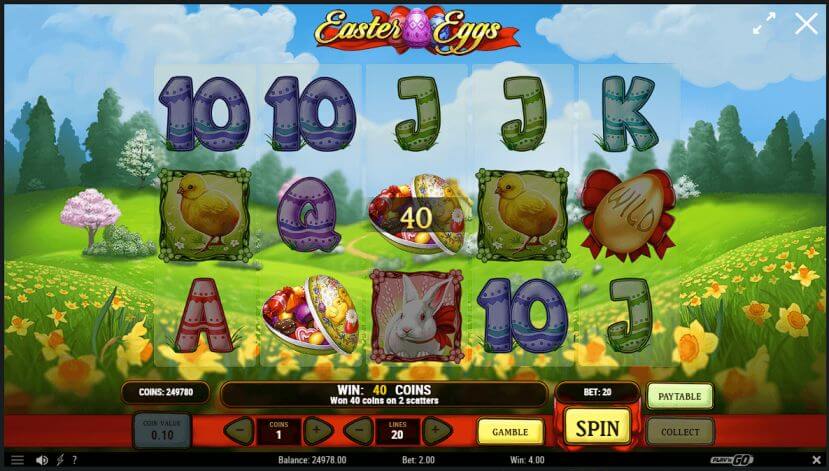 easter eggs slot win