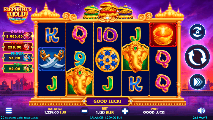 Elephant's Gold: Bonus Combo Gold Coins