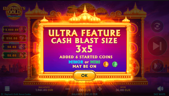 Elephant's Gold: Bonus Combo Graphics