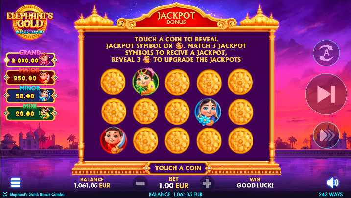 Elephant's Gold: Bonus Combo Jackpot Bonus