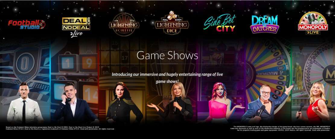 Play Game shows Live Game Shows