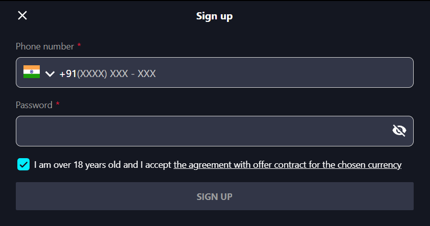 register glassi casino