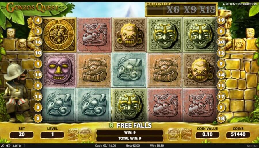 gonzo's quest netent online india slot