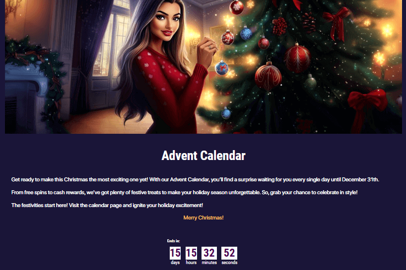 Lopebet advent calendar