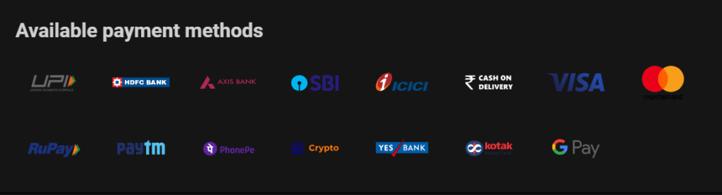 Parimatch पर जमा और निकासी