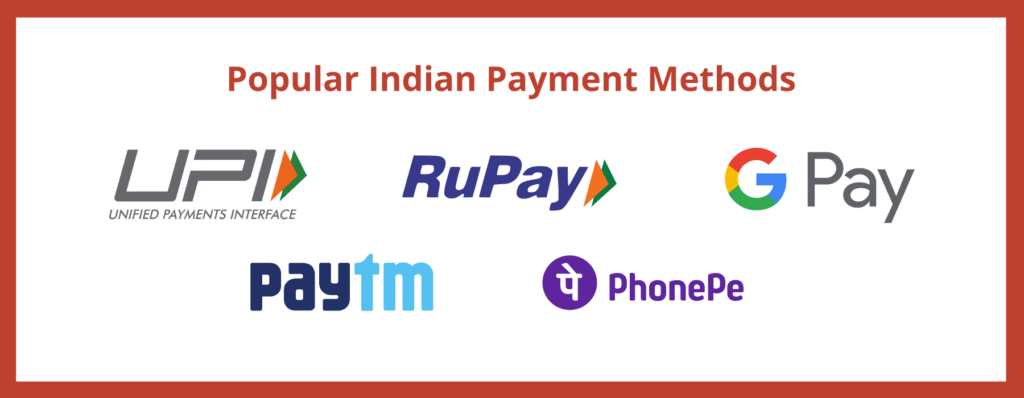 popular indian payment methods