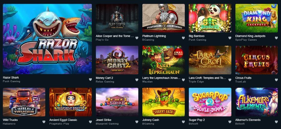 Slots at Rajabets casino