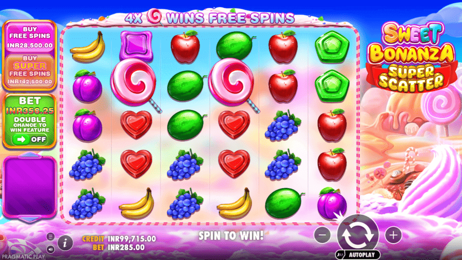 Graphics of Sweet Bonanza Super Scatter